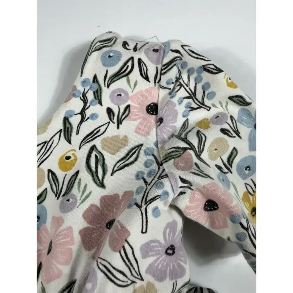Remie Girl Floral Blossom Short Sleeve Twirl Dress Size 4